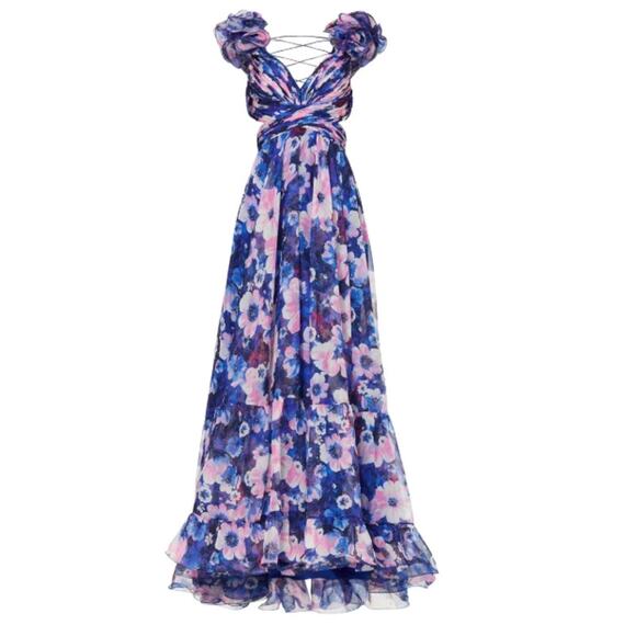 Mac Duggal Floral Cutout Gown - Picture 13 of 13